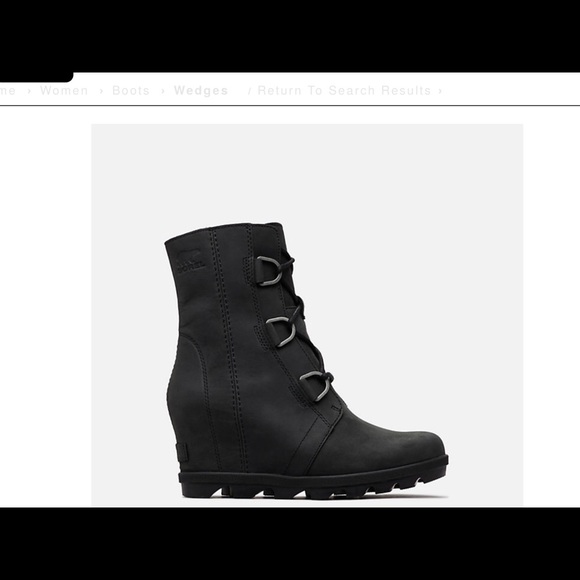 Sorel Shoes - Sorel Joan of Arctic Wedge II Boot Sz 8-Black